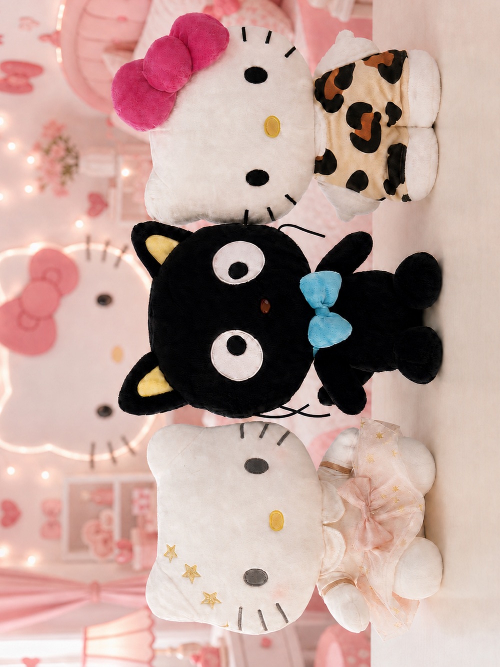 Sanrio Hello Kitty & Chococat Plush Bundle – Set of 3